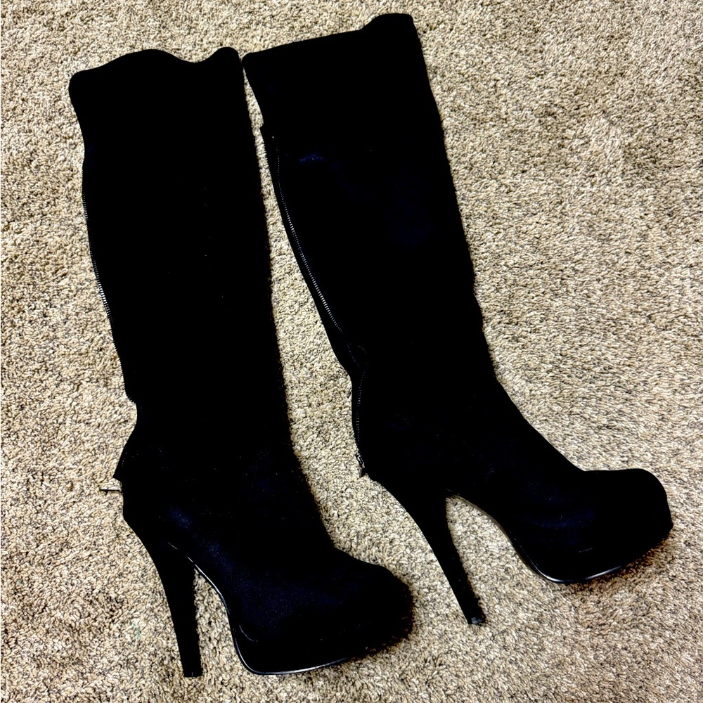Kardashian Knee High Boots